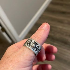 Tightpantstaytay hand stamped band